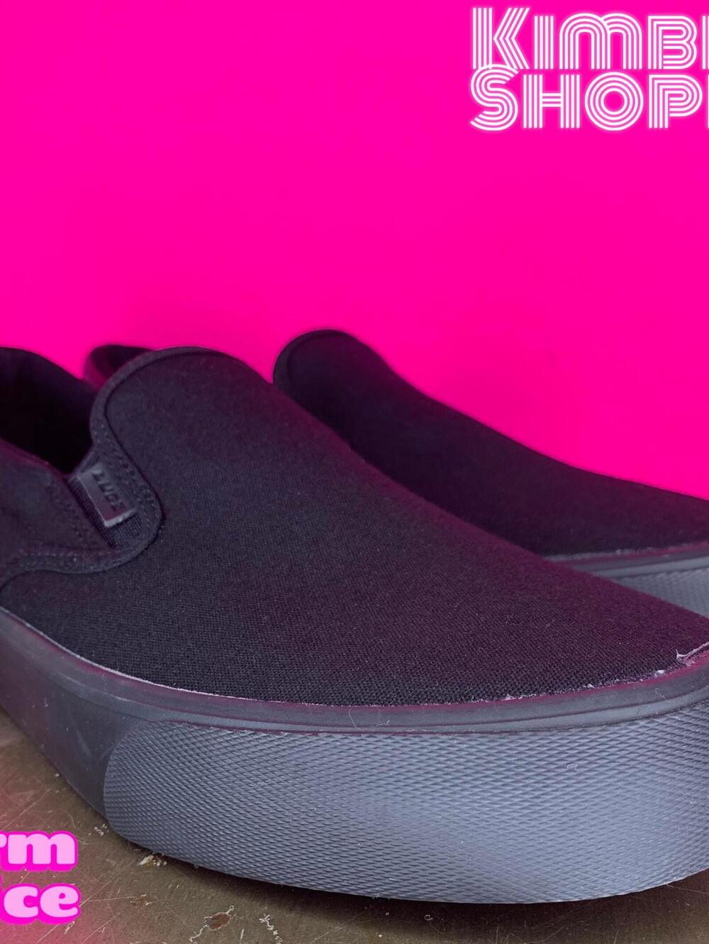 Lugz Clipper Black Slip-On Sneaker US 9.5 EU 41